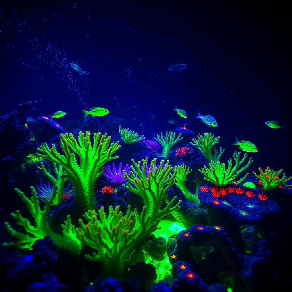 Glowing Coral Reef
